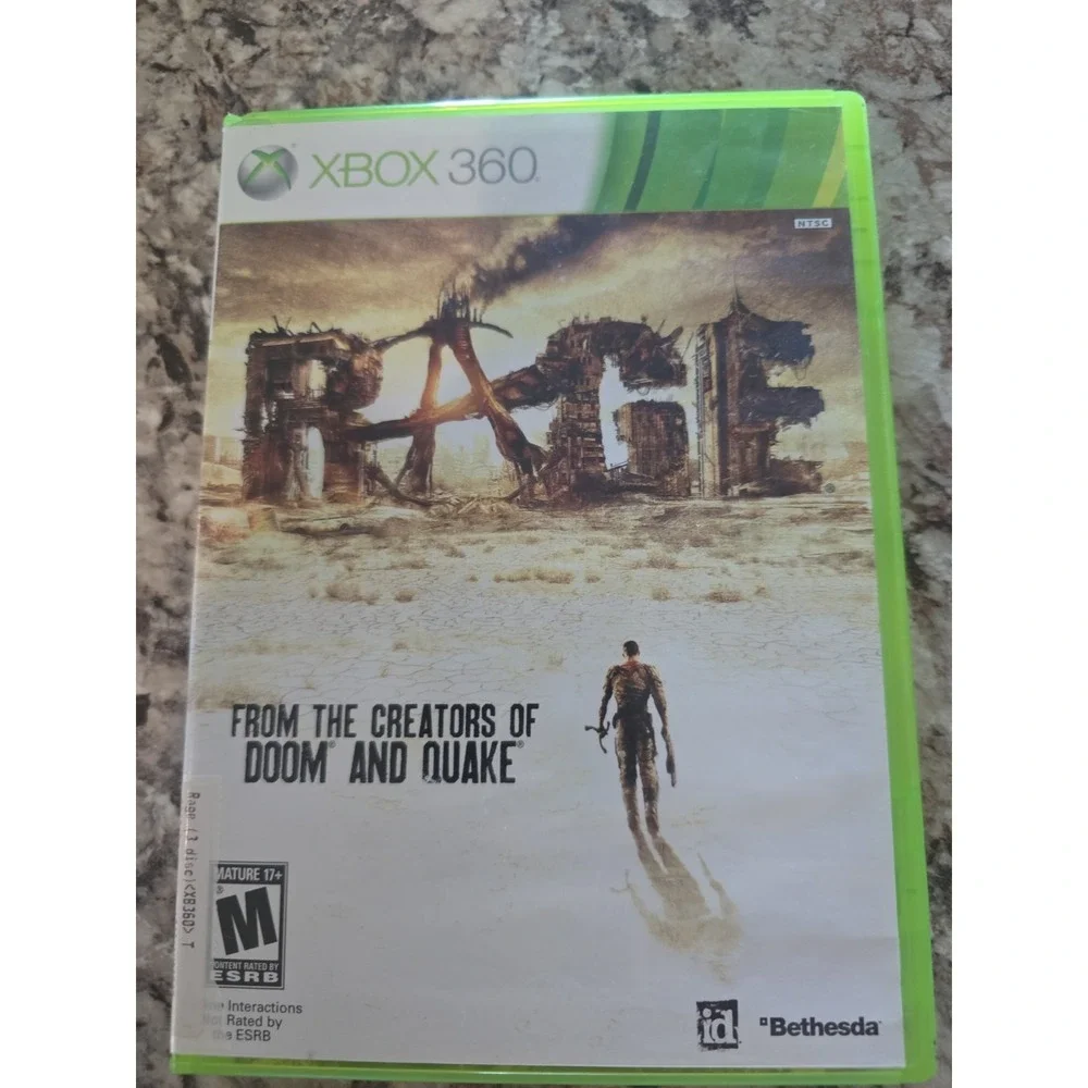 Rage Microsoft Xbox 360, 2011 CIB w Manual – Tested